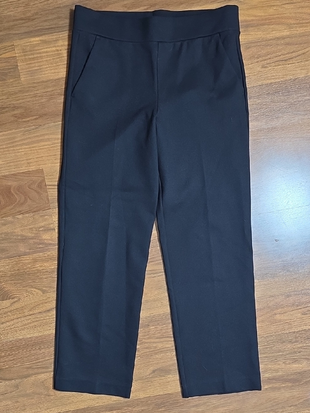 LOFT Pull On Straight Pants in Ponte
